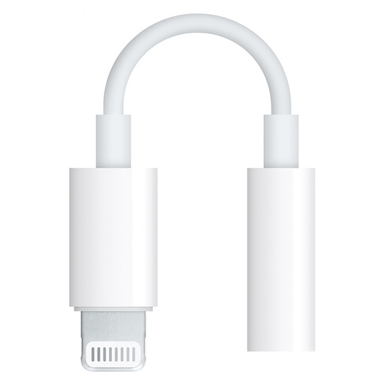 Przejściówka Apple Lightning na gniazdo słuchawkowe 3,5 mm MMX62ZM/A ORYG