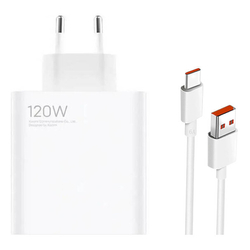 Ładowarka sieciowa 120W Xiaomi Quick Charge 3.0 MDY-13-EE + kabel USB typ C ORYG