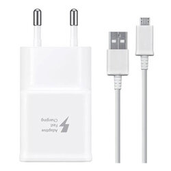 Ładowarka sieciowa 15W Samsung FastCharge EP-TA200 + kabel MicroUSB ORYG