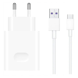 Ładowarka sieciowa 22,5W Huawei SuperCharge HW-050450E00 + kabel USB typ C ORYG