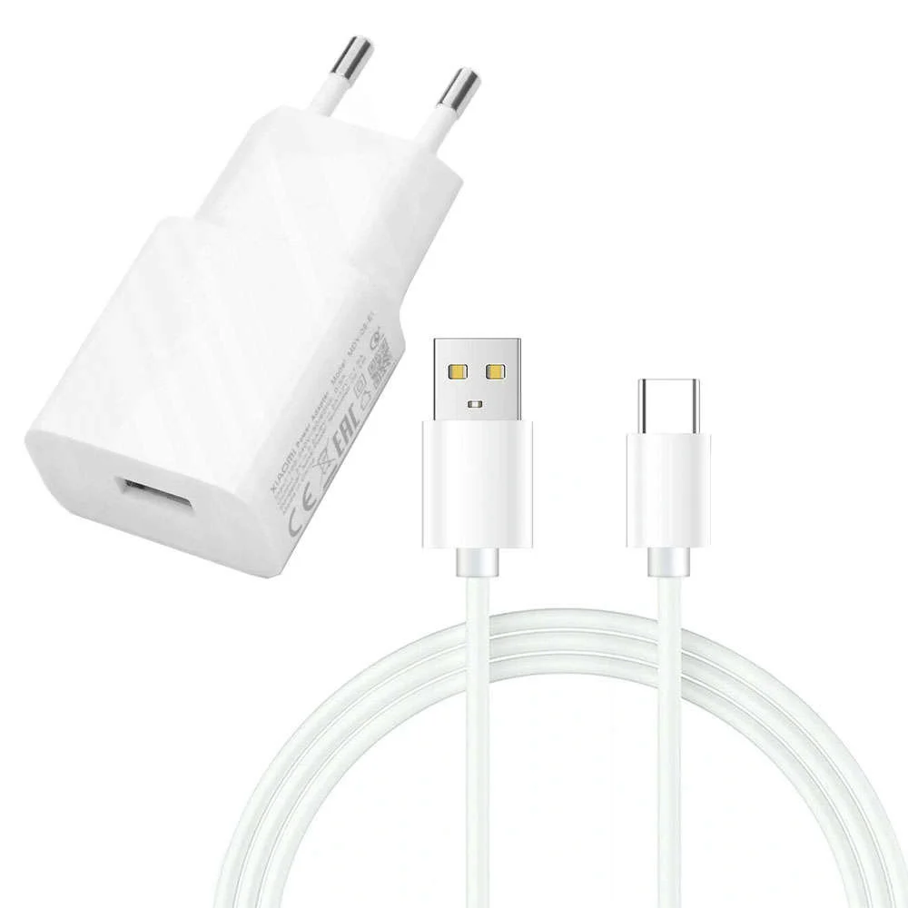 Ładowarka XIAOMI MDY-08-EO + kabel USB-C 3A