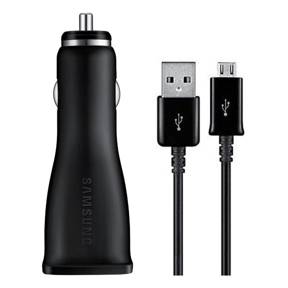 Ładowarka samochodowa 15W Samsung Fast Charge Car Adapter EP-LN915U + kabel MicroUSB ORYG