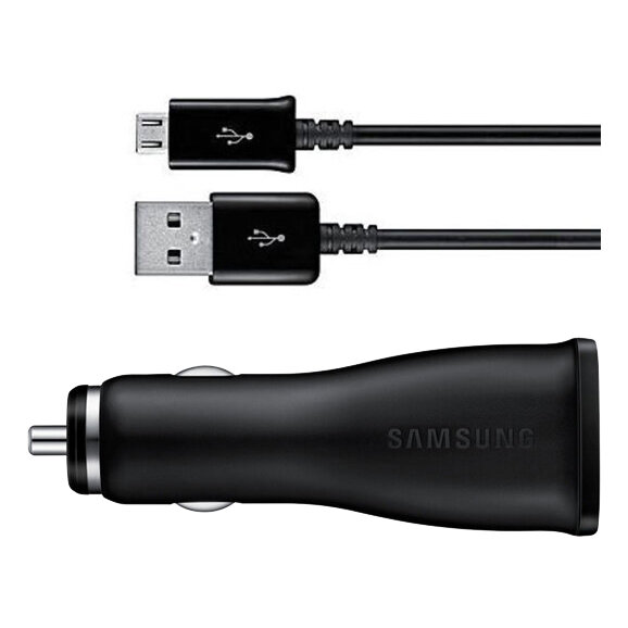 Ładowarka samochodowa 15W Samsung Fast Charge Car Adapter EP-LN915U + kabel MicroUSB ORYG