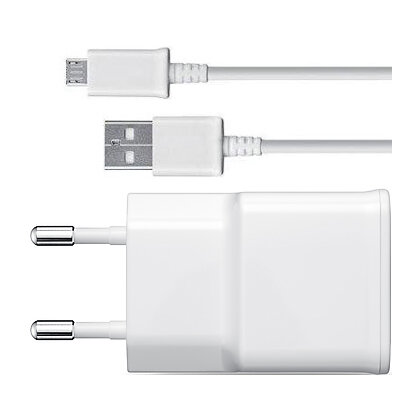 Ładowarka sieciowa 10W Samsung ETA-U90EWE + kabel MicroUSB ORYG