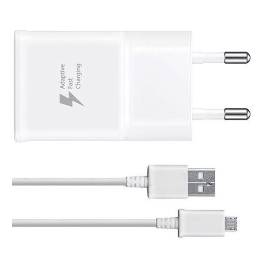 Ładowarka sieciowa 15W Samsung FastCharge EP-TA200 + kabel MicroUSB ORYG