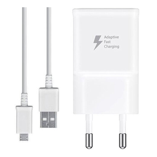 Ładowarka sieciowa 15W Samsung FastCharge EP-TA200 + kabel MicroUSB ORYG