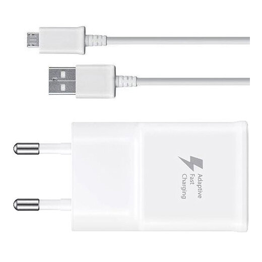 Ładowarka sieciowa 15W Samsung FastCharge EP-TA200 + kabel MicroUSB ORYG