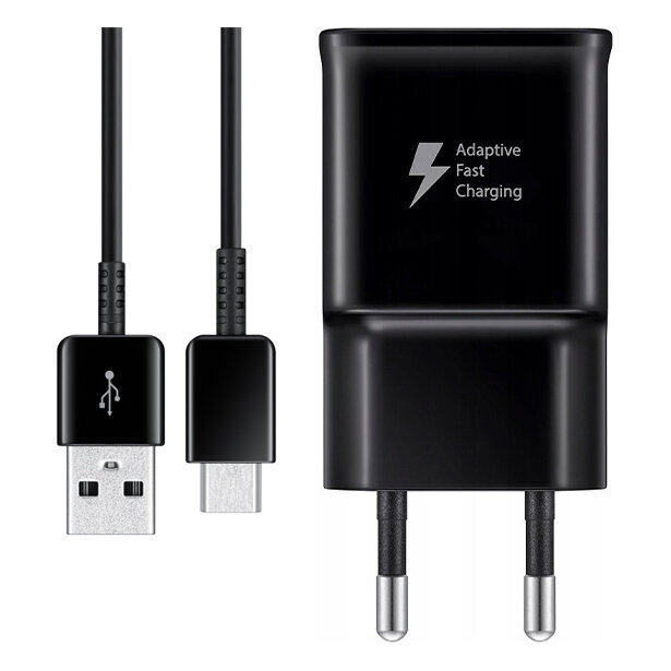 Ładowarka sieciowa 15W Samsung FastCharge EP-TA200 + kabel USB typ C ORYG