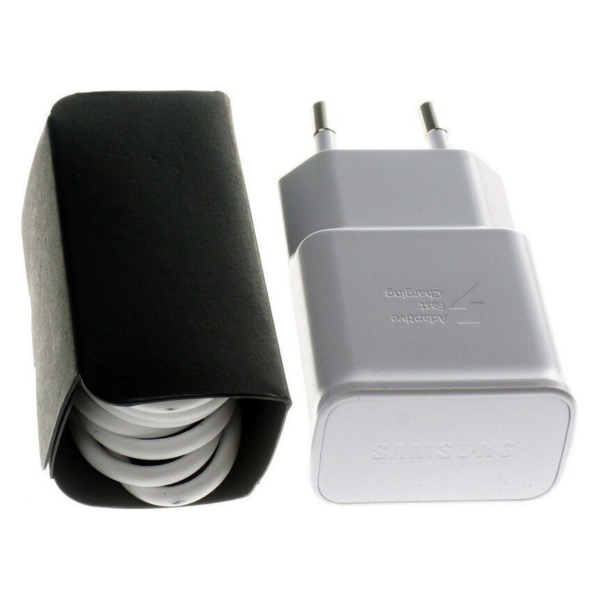 Ładowarka sieciowa 15W Samsung FastCharge EP-TA200 + kabel USB typ C ORYG