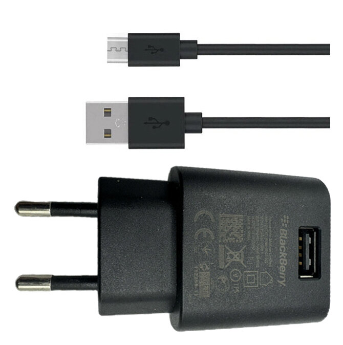 Ładowarka sieciowa 2.75W Blackberry PSM03E + kabel MicroUSB ORYG