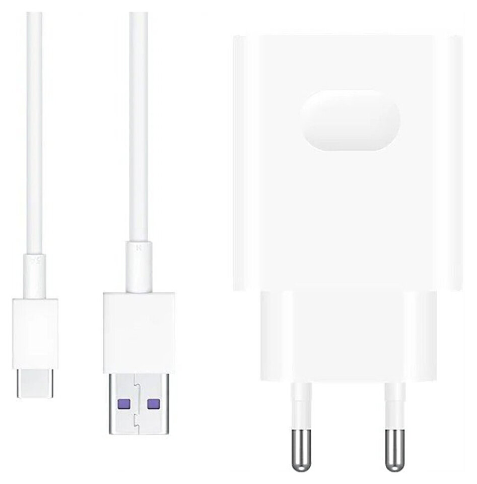 Ładowarka sieciowa 22,5W Huawei SuperCharge HW-050450E00 + kabel USB typ C ORYG