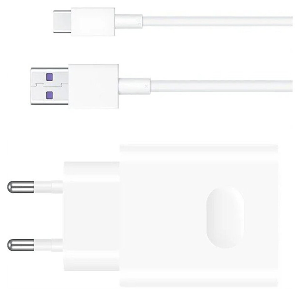 Ładowarka sieciowa 22,5W Huawei SuperCharge HW-050450E00 + kabel USB typ C ORYG