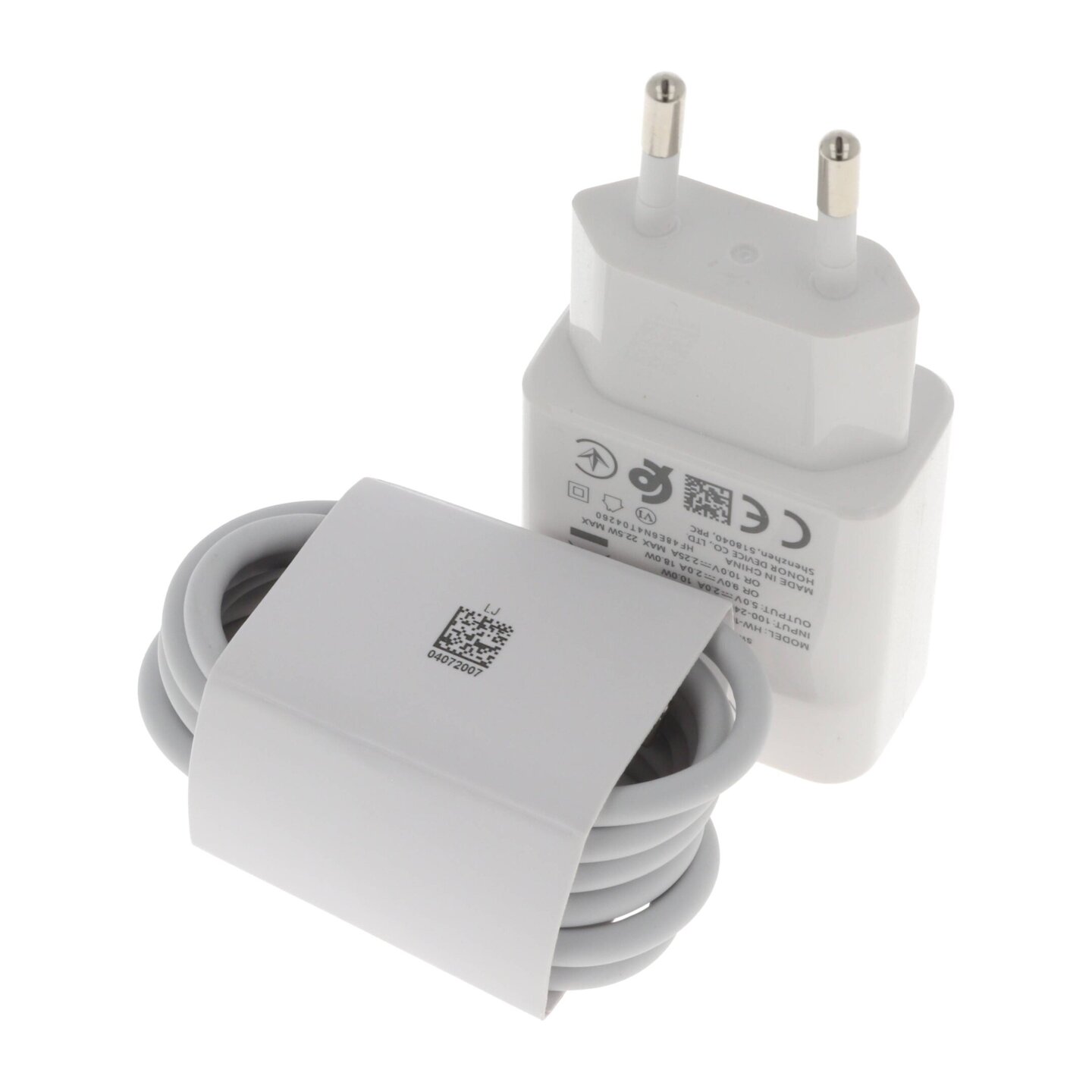 Ładowarka sieciowa 22,5W Huawei SuperCharge HW-100225E00 + kabel USB typ C ORYG