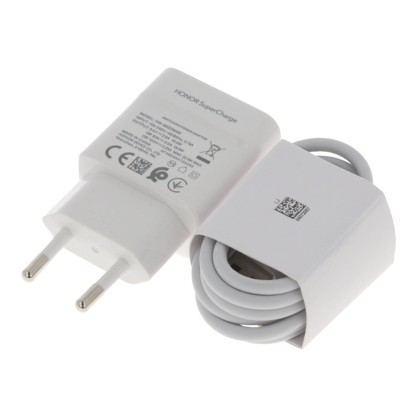 Ładowarka sieciowa 22,5W Huawei SuperCharge HW-100225E00 + kabel USB typ C ORYG