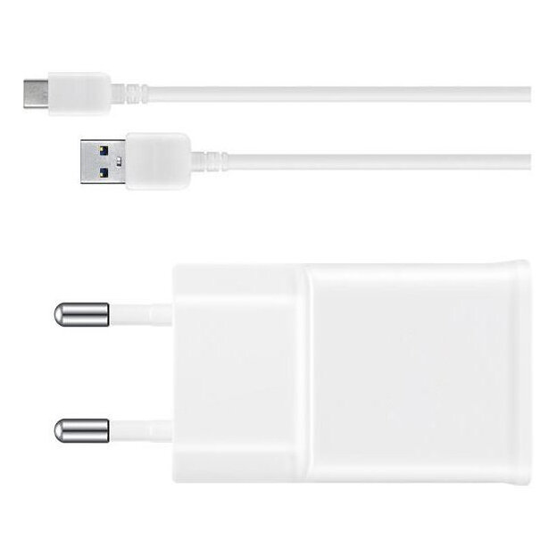 Ładowarka sieciowa 7.75W Samsung EP-TA50EWE + kabel USB typ C ORYGINALNA 