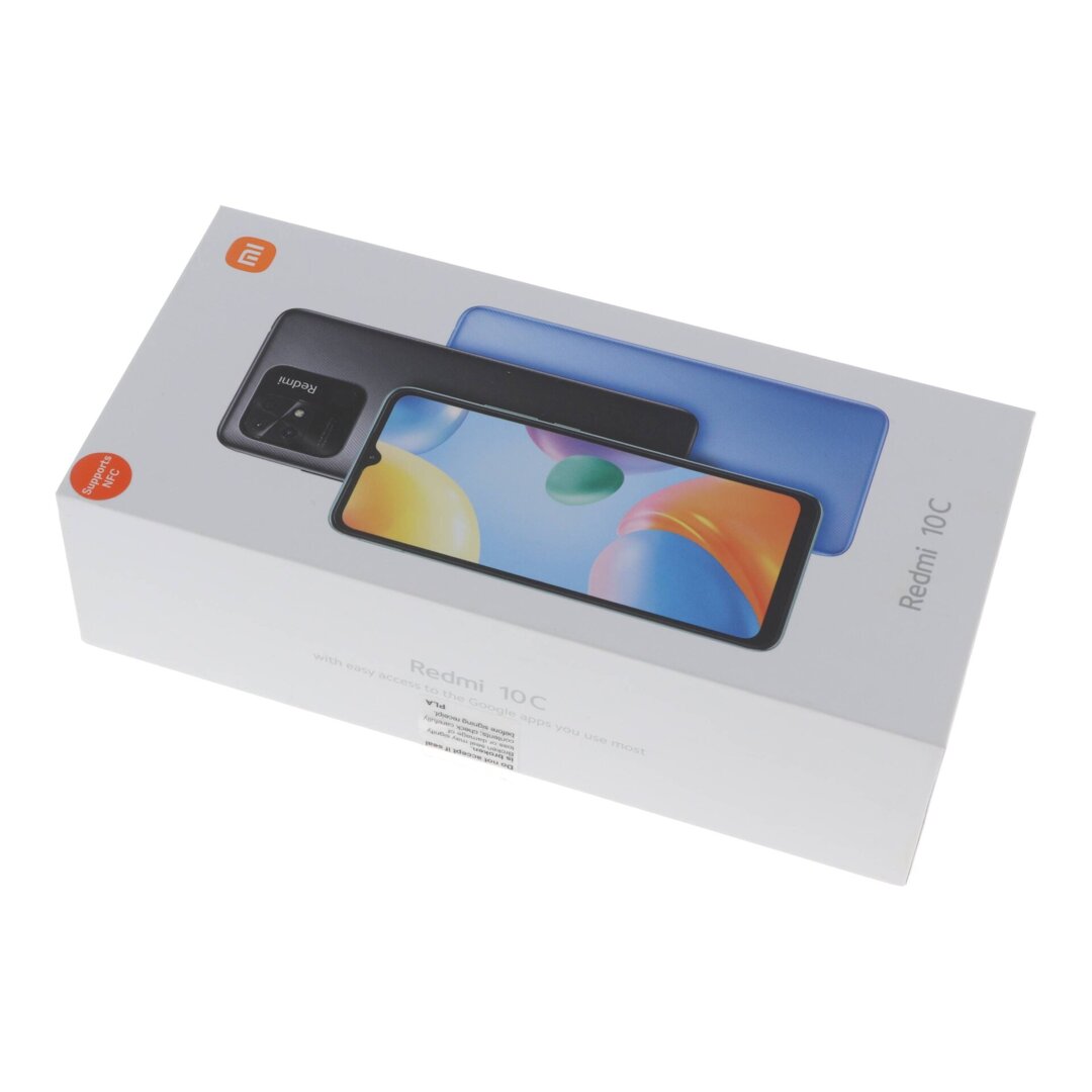 Pudełko Xiaomi Redmi 10C 64GB szary (220333QNY)