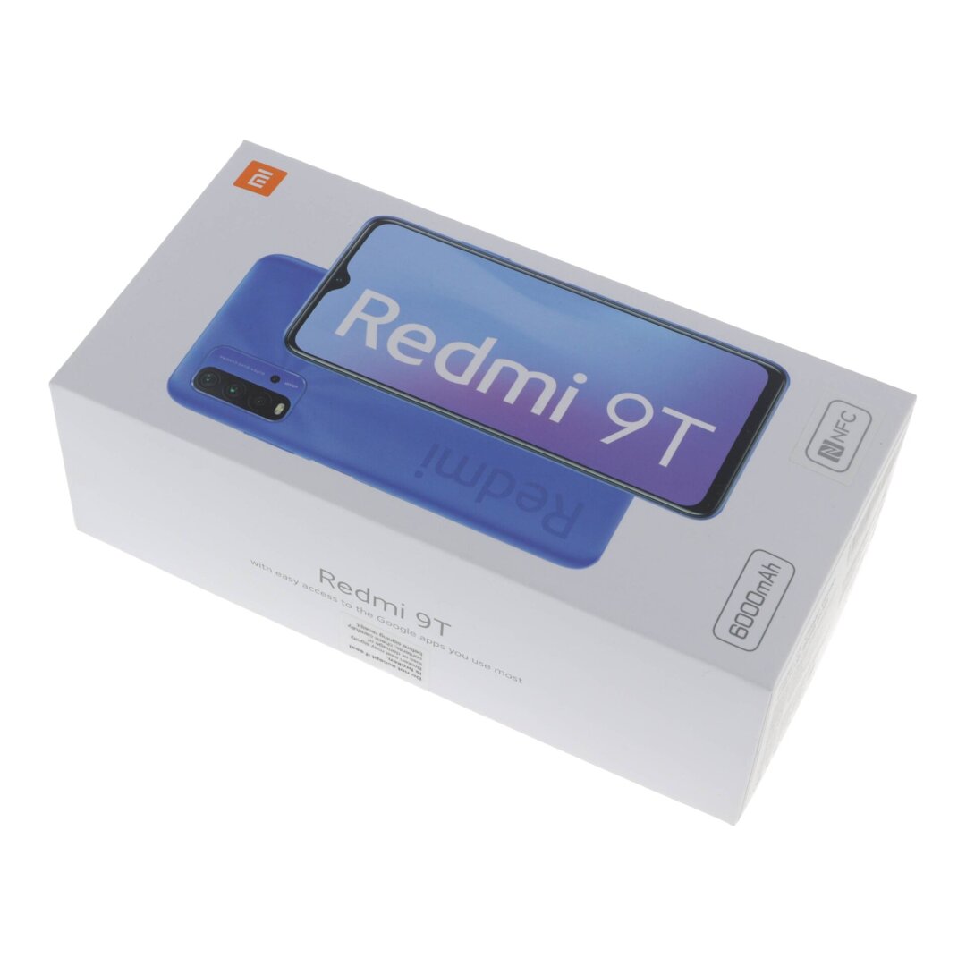 Pudełko Xiaomi Redmi 9T 64GB niebieski (M2010J19SY)