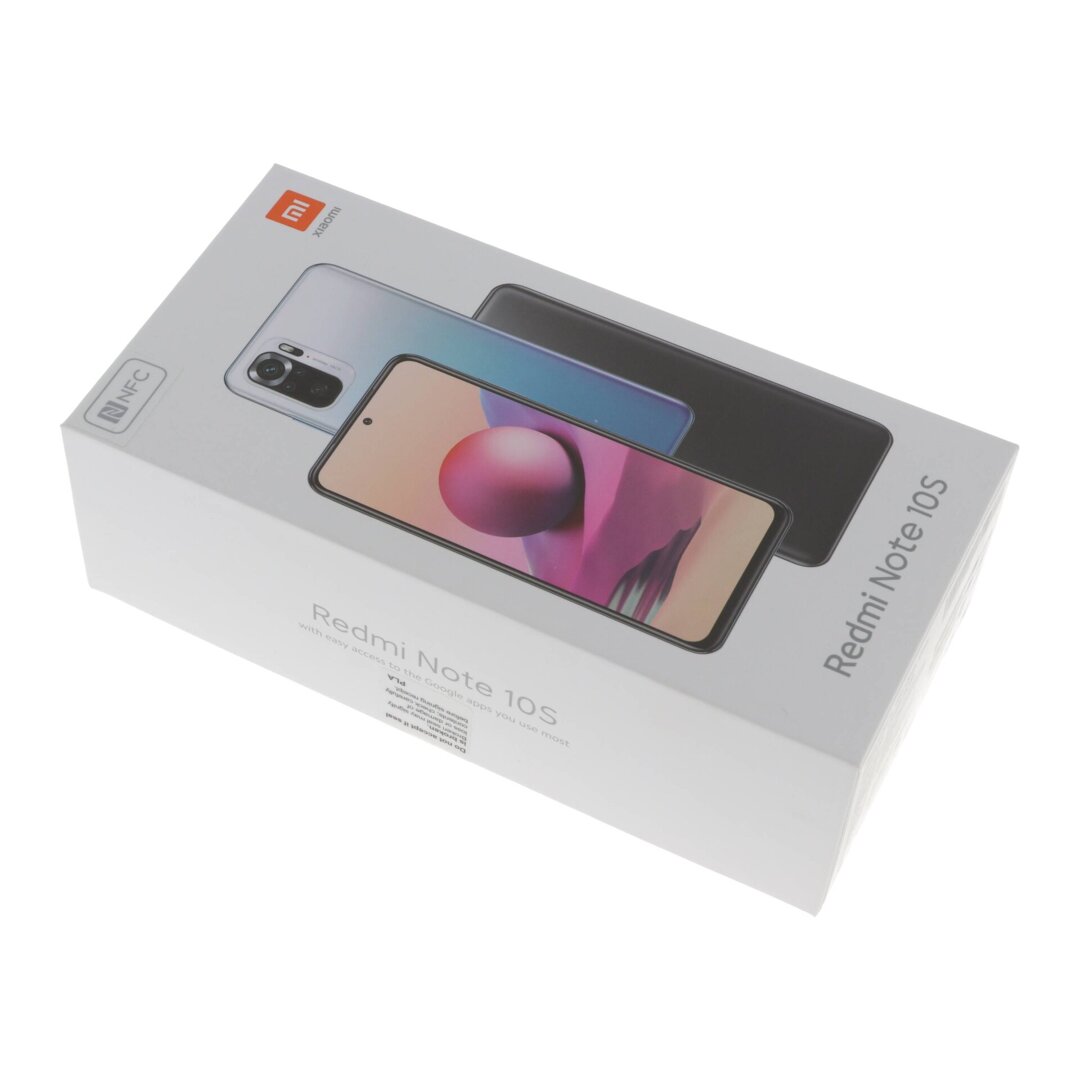 Pudełko Xiaomi Redmi Note 10S 128GB niebieski (M2101K7BNY)