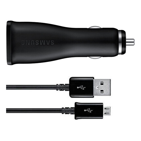 Ładowarka samochodowa 15W Samsung Fast Charge Car Adapter EP-LN915U + kabel MicroUSB ORYG