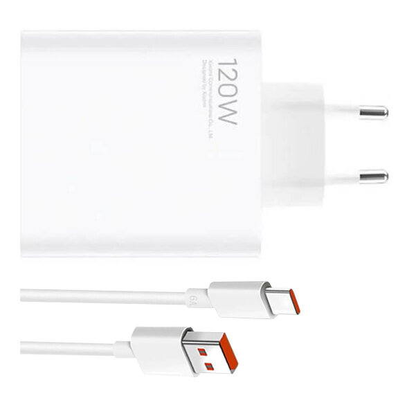 Ładowarka sieciowa 120W Xiaomi Quick Charge 3.0 MDY-13-EE + kabel USB typ C ORYG