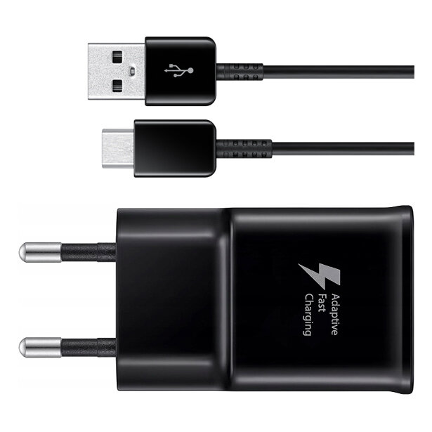 Ładowarka sieciowa 15W Samsung FastCharge EP-TA200 + kabel USB typ C ORYG