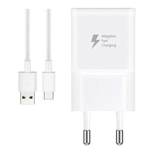 Ładowarka sieciowa 15W Samsung FastCharge EP-TA200 + kabel USB typ C ORYG