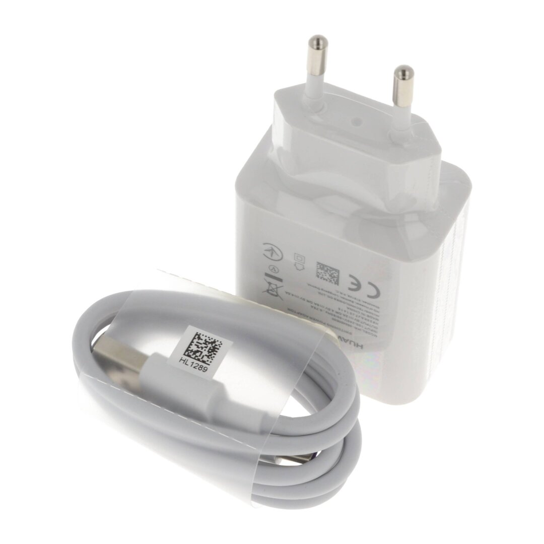 Ładowarka sieciowa 22,5W Huawei SuperCharge HW-050450E00 + kabel USB typ C ORYG