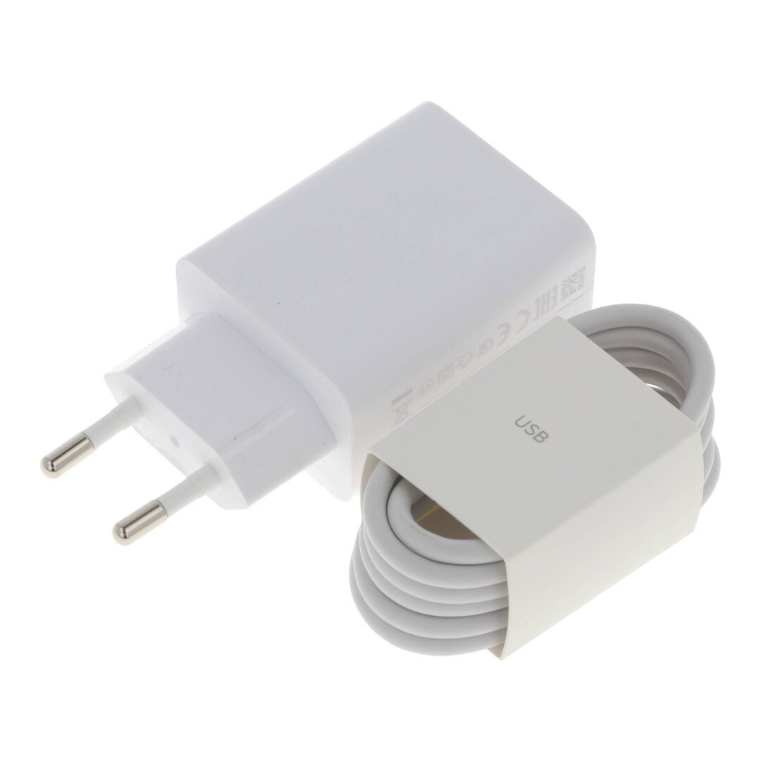 Ładowarka sieciowa 55W Xiaomi Turbo Charge MDY-12-EW + kabel USB typ C ORYG